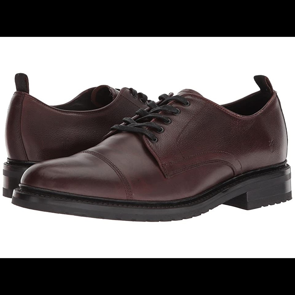 FRYE OFFICER OXFORD BROWN LEATHER NWT SZ 10